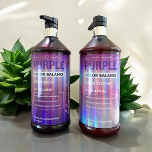Luxureal Beauty Purple Color Balance Shampoo/Conditioner Duo